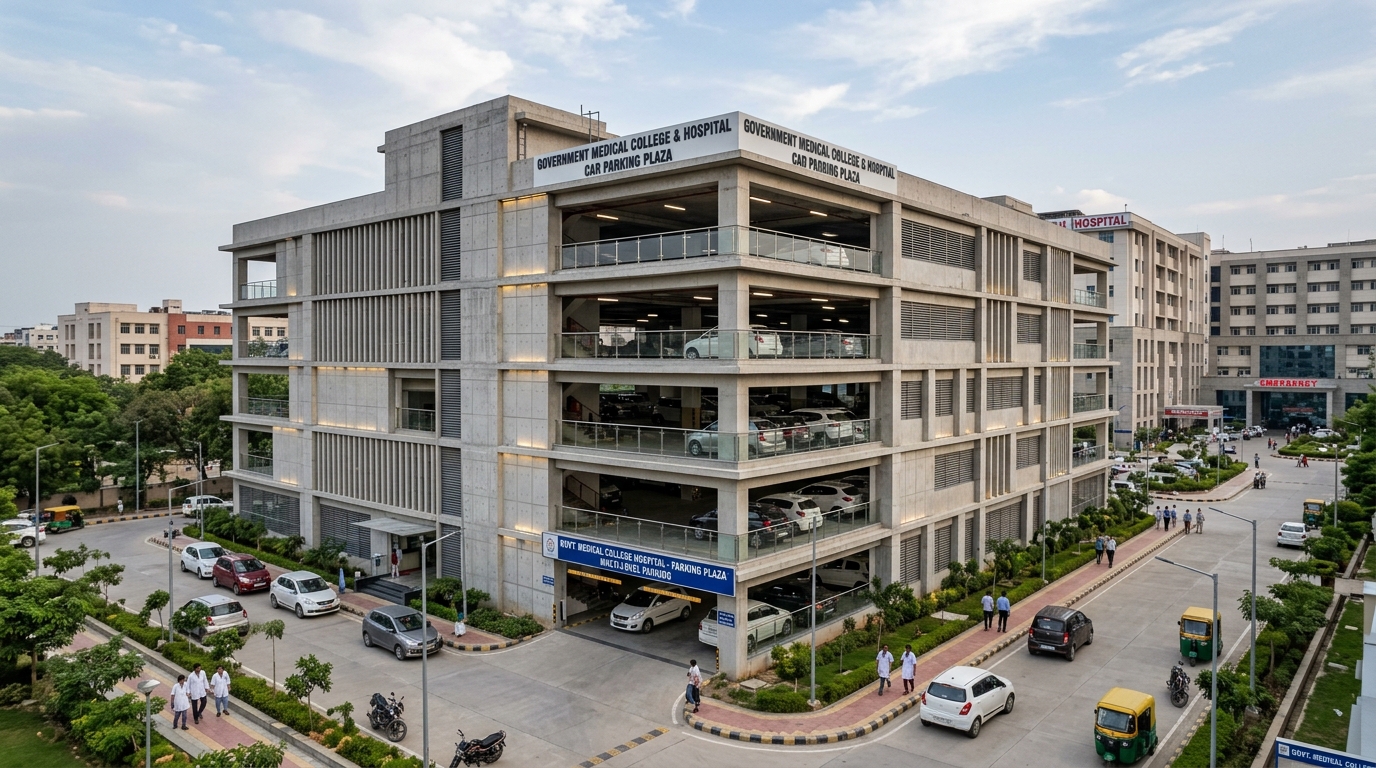 Construction of Multi-Level Parking Plaza at GMCH, Nagpur